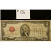 Image 1 : 1466 _ Series 1928 D U.S. Note Two Dollar Red Seal.