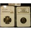 Image 1 : 1470 _ 1968-S Washington Quarter Graded Proof 67 Cameo By NGC and 1992-S Proof Washington Quarter Gr