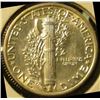 Image 2 : 1483 _ 1942 Mercury Dime, BU MS63+, value $12