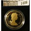 Image 1 : 1486 _ 1987 Royal Canada Mint Proof Silver "Loon" Dollar in original box of issue with certificate o