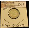 Image 1 : 1501 _ 1937 French Indo-China Silver Ten Cent, AU.