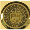 Image 2 : 1513 _ 1907 Republic of Panama 2 1/2 Centesimos. Fine.