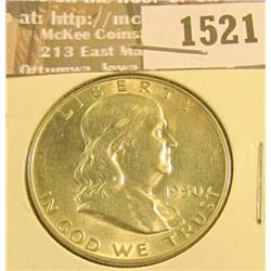 1521 _ 1950 D Franklin Half Dollar, Brilliant Unc.