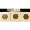 Image 2 : 1534 _ 1917 P, D, & S Lincoln Cents grading good to Fine.