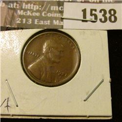 1538 _ 1921 S Lincoln Cent. Fine.