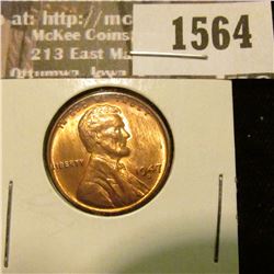 1564 _ 1947 D U.S. Lincoln Cent, Brilliant Uncirculated.