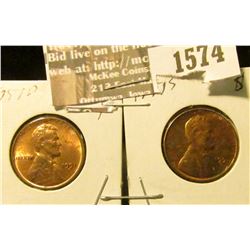 1574 _ 1951 D & S U.S. Lincoln Cents, Brilliant Uncirculated.