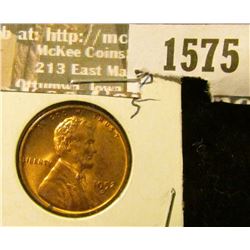 1575 _ 1952 D U.S. Lincoln Cent, Brilliant Uncirculated.