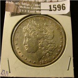 1596 _ 1898 P Morgan Silver Dollar.