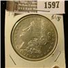 Image 1 : 1597 _ 1921 P Morgan Silver Dollar.