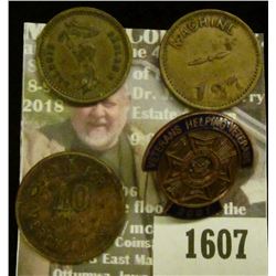 1607 _ Good for 10c at Farmers Market, Machine 127 Good for 5c in Trade, Balduin Bahlamm Token. 2001