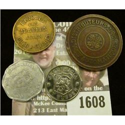 1608 _ 30mm Automatiques Distributers Same Design Both Sides Token, Einkauf Von Juwelen Altem Gold &