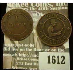 1612 _ 25mm Conac Caballero, Manzanilla Macarena Token & 25mm 1817 So HabtIhr in Der Noth 1 Brod, 18