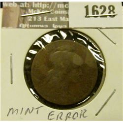 1628 _ 1900 (900) France 5 Centimes. Error 1-Missing in the Date.