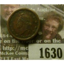 1630 _ 1863 Civil War Token. Liberty Cap, Army & Navy.