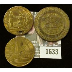 1633 _ 1924-1939 15 Years of Progress, Be Modern Buy Chrysler Bronze Medal, Cochran & McClure Aniver