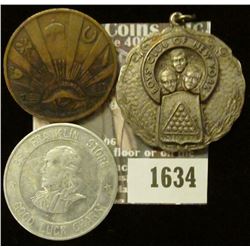 1634 _ Boys Club of New York, Hanging Medal, Missouri Insurance Co. St. Louis. Good Luck medal & Ben