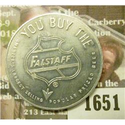 1651 _ Falstaff Brewing Corp. Aluminum Spinner.