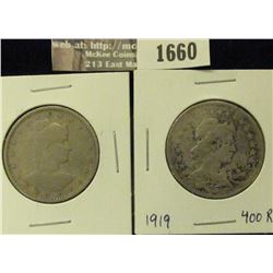 1660 _ 1901 & 1919 Brazil 400 Reis.