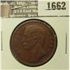 Image 1 : 1662 _ 1870 Sarawak Copper One Cent.