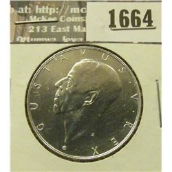 1664 _ 1938 G Sweden Silver 2 Kronor.