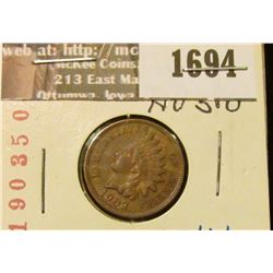 1694 _ 1903 Indian Head Cent. AU-50.