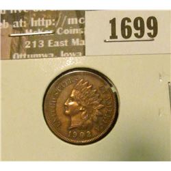 1699 _ 1902 Indian Head Cent. EF-40.