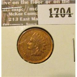 1704 _ 1901 Indian Head Cent. EF-40.