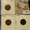 Image 1 : 1723 _ (3) 1896 Indian Head Cents. VF-20.