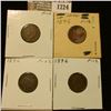 Image 1 : 1724 _ (4) 1896 Indian Head Cents. F-12.