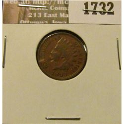 1732 _ 1893 Indian Head Cent. VF-20.