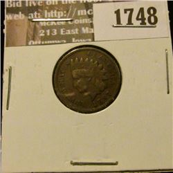 1748 _ 1887 Indian Head Cent. VF-20.