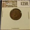 Image 1 : 1750 _ 1887 Indian Head Cent. VF-20.