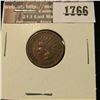 Image 1 : 1766 _ 1883 Indian Head Cent. VF-20.