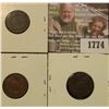 Image 2 : 1774 _ (3) 1882 Indian Head Cents. VG-8.