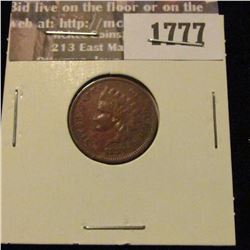 1777 _ 1881 Indian Head Cent. F-12.