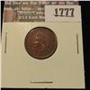 Image 1 : 1777 _ 1881 Indian Head Cent. F-12.