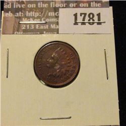 1781 _ 1880 Indian Head Cent. F-12.