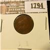 Image 1 : 1794 _ 1878 Indian Head Cent. VG-4.