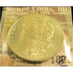 1801 _ 1880 P U.S. Morgan Silver Dollar, Brilliant Uncirculated.