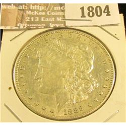 1804 _ 1889 S U.S. Morgan Silver Dollar, EF.