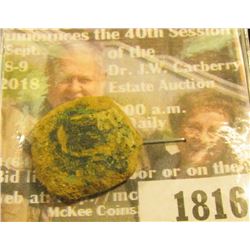 1816 _ 1600 era Spanish "Lion & Castle" Copper 8 Marevedi Cob. A medieval coin similar to the Old Pi