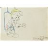 Image 1 : WALT DISNEY US 1901-1966 Crayon on Paper Pinocchio