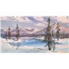 Image 1 : FRANK NORTHGRAVE Canada Oil on Board Snow Scene