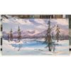 Image 2 : FRANK NORTHGRAVE Canada Oil on Board Snow Scene