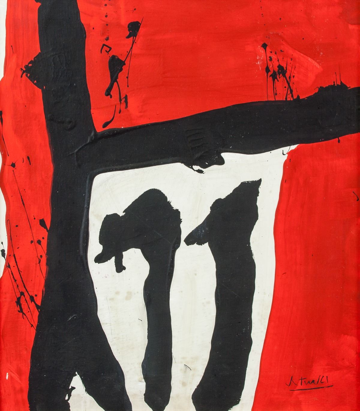 Robert Motherwell American 1915 1991 Oil On Canvas