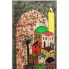 Image 3 : 20th Century Israeli Artist Signed Painted Fabric