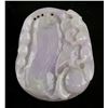 Image 1 : Burma Lavender Jadeite Carved Pendant