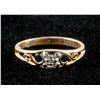 Image 1 : 10k Gold Diamond Small Ring RV $200