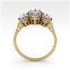 Image 4 : 2 CTW Solitaire Past Present Future VS/SI Oval Cut Diamond Ring 18K Yellow Gold - REF-414M2H - 35782